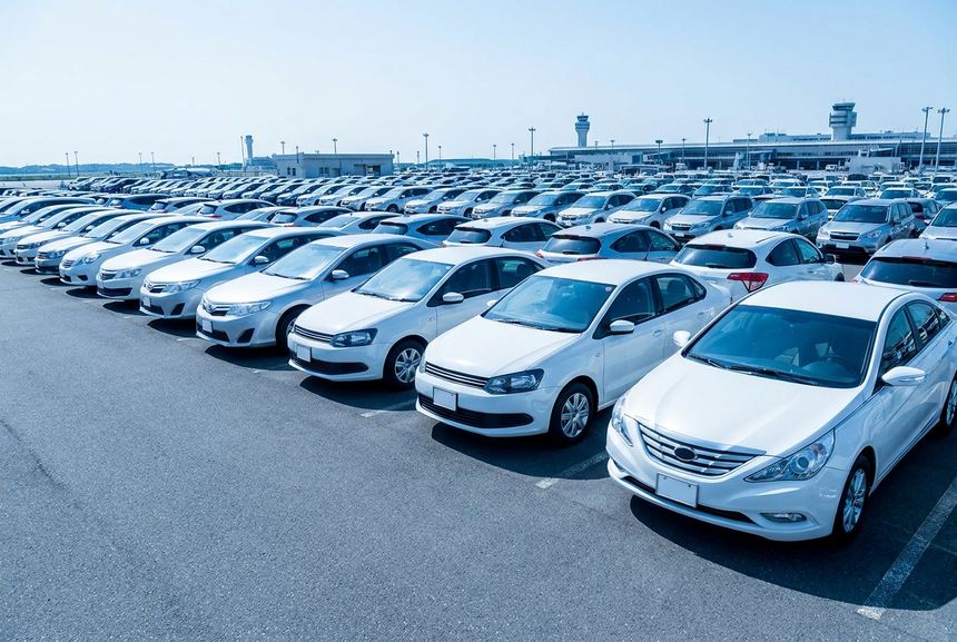 Rental car fleet