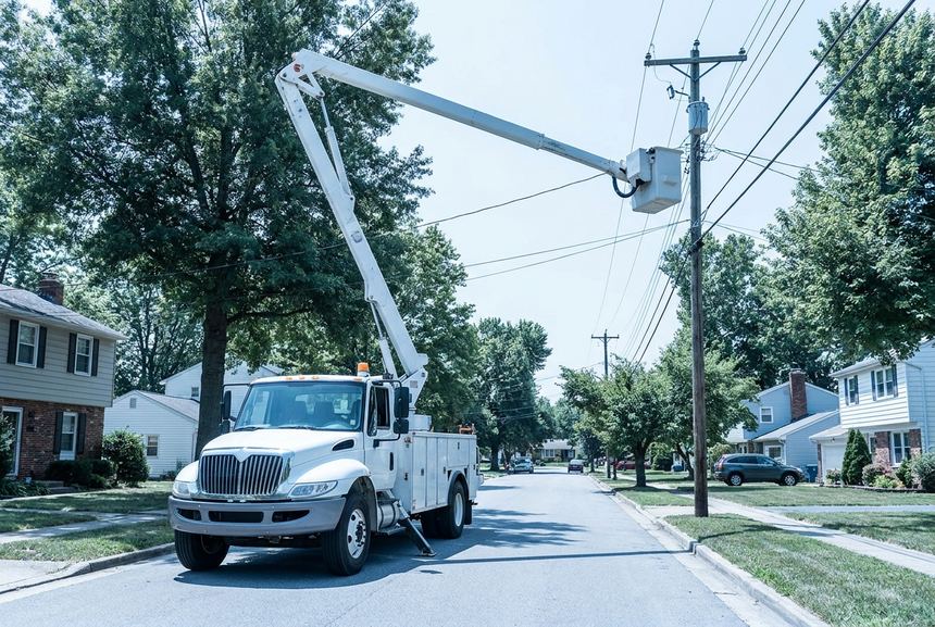 Utility bucket truck fleet